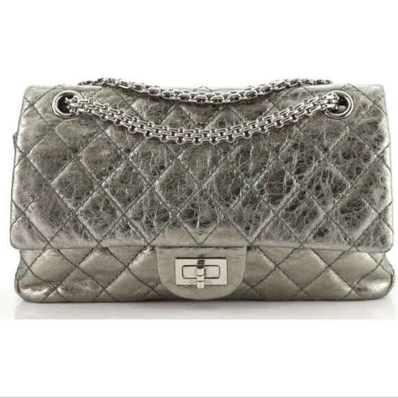 CHANEL Handbags - CHANEL Reissue Flap Bag Quilted Metallic Aged Calfskin 2.55